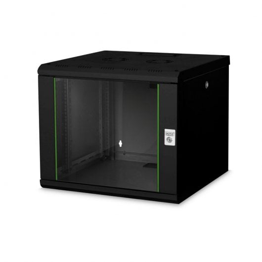 Digitus DN-19 09U-6/6-SW Rack 9U Wandmontiertes Regal Schwarz