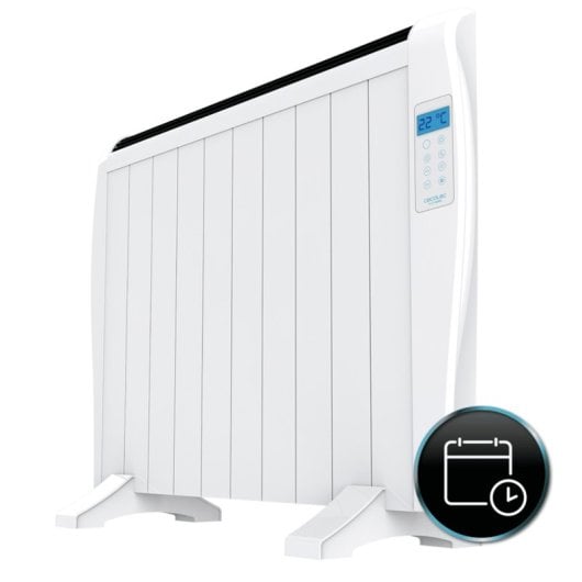 Radiador Eléctrico Cecotec Ready Warm 2000 Thermal 1500W 10 Elemente LCD Fernbedienung Slim