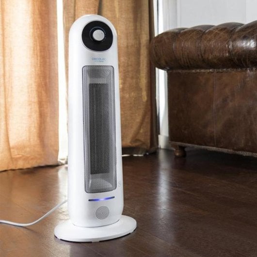 Calefattore Cecotec Ready Warm 10000 Top Ceramic 2200W Termostato 3 Modalità Bianco