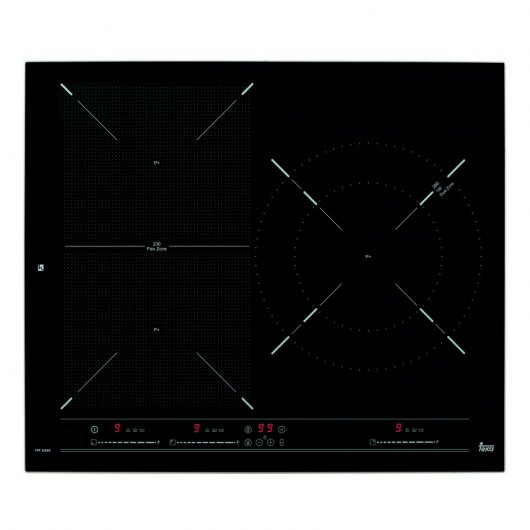 Teka SPACE ITF 6320 Placa de Inducción 3 Fuegos Negro