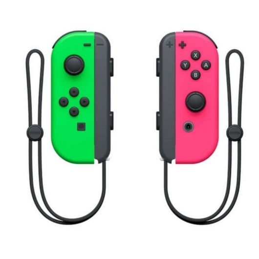 Gamepad Nintendo Joy-Con Set Verde Neon e Rosa Neon Wireless Nintendo Switch