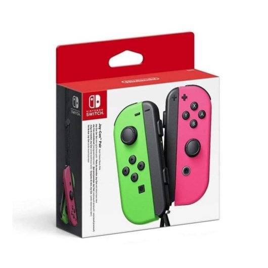 Gamepad Nintendo Joy-Con Sinistro/Detro Verde Neon/Rosa Neon Wireless NFC HD Rumble