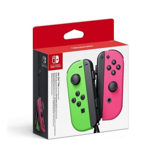 Gamepad Nintendo Joy-Con Set Verde Neon e Rosa Neon Wireless Nintendo Switch