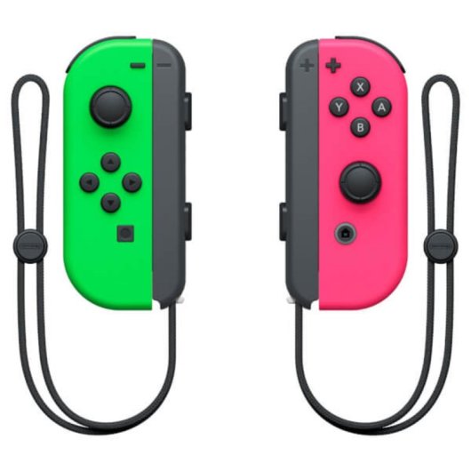 Gamepad Nintendo Joy-Con Set Verde Neon e Rosa Neon Wireless Nintendo Switch