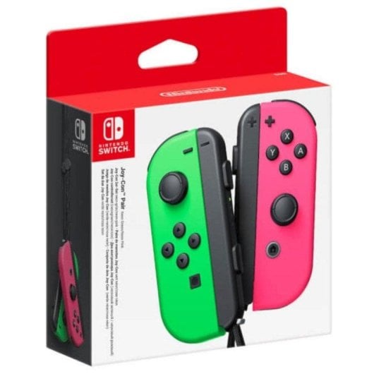 Gamepad Nintendo Joy-Con Sinistro/Detro Verde Neon/Rosa Neon Wireless NFC HD Rumble