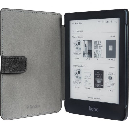 Gecko Capa Slimfit Preta para Kobo Clara HD