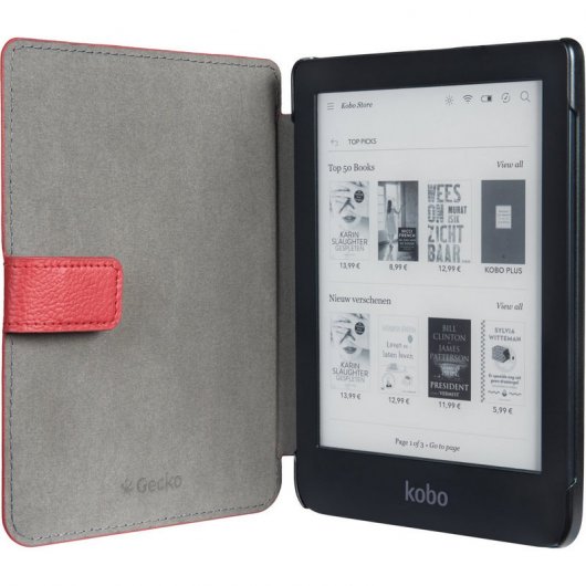 Gecko Funda Slimfit Roja para Kobo Clara HD