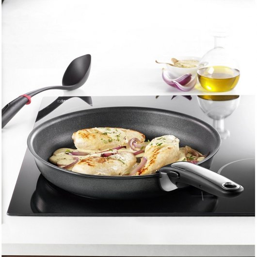 Tefal Ingenio Expertise Set de Frigideiras de 22 e 26cm em Alumínio com Pega Removível