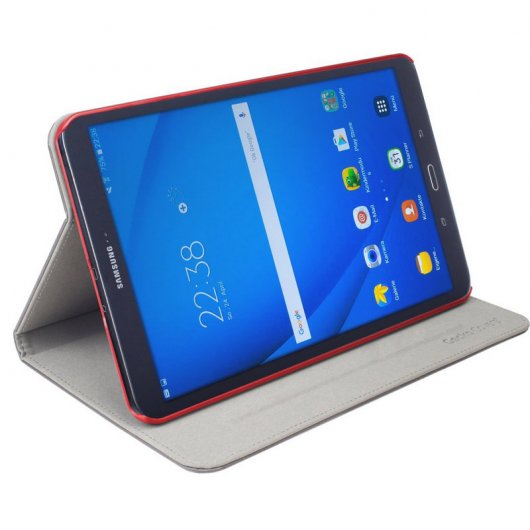 Gecko Funda Easy Click Negra/Roja para Samsung Galaxy Tab A 10.1 2016