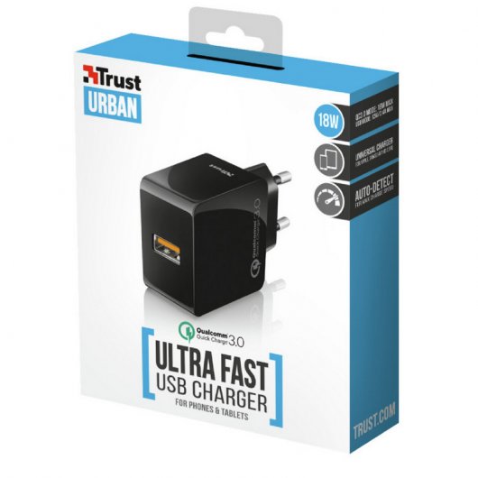 Trust Cargador Universal con Quick Charge 3.0
