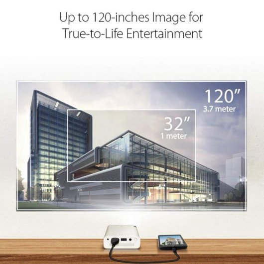 Asus ZenBeam Go E1Z ANSI DLP WVGA 150 Lúmenes Proyector Portátil