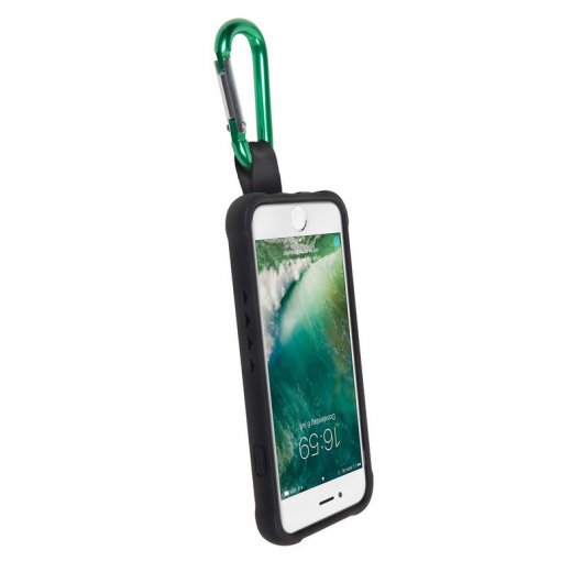 Gecko Bounce 1m Funda Negra/Transparente para Apple iPhone 8