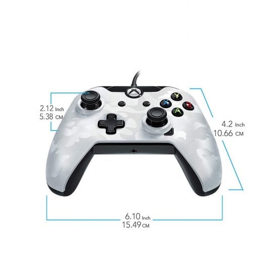 PDP Mando Camuflaje Blanco Xbox One