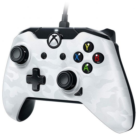 PDP Mando Camuflaje Blanco Xbox One