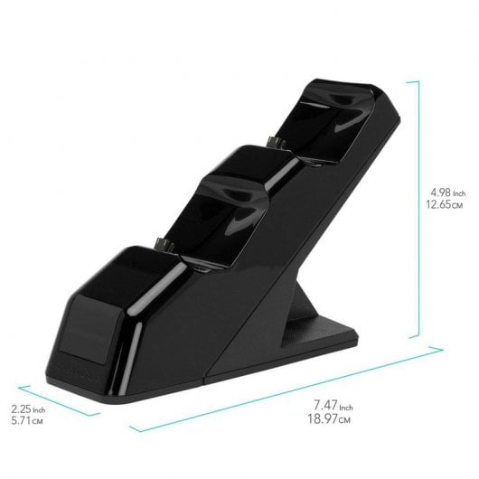 Base de chargement PDP Energizer Extra Charge pour deux manettes PS4