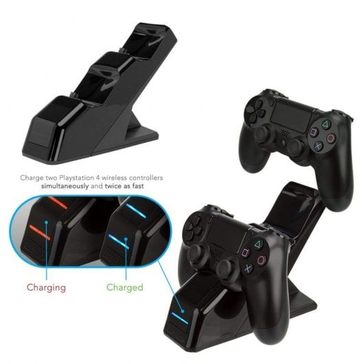 Base de chargement PDP Energizer Extra Charge pour deux manettes PS4