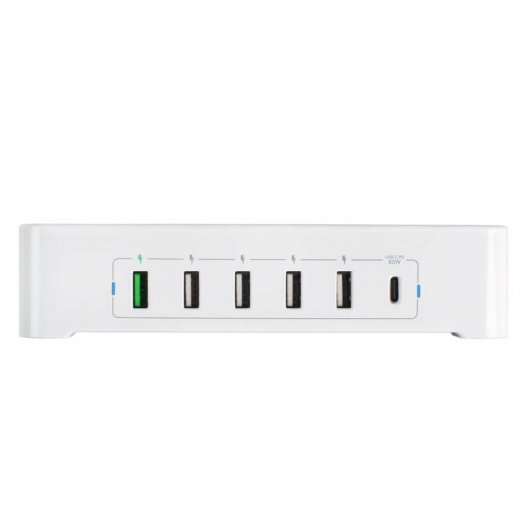 Xtorm Vigor Pro Hub 6 Puertos USB/USB Tipo-C/Quick Charge 3.0 +  Carga Inalámbrica