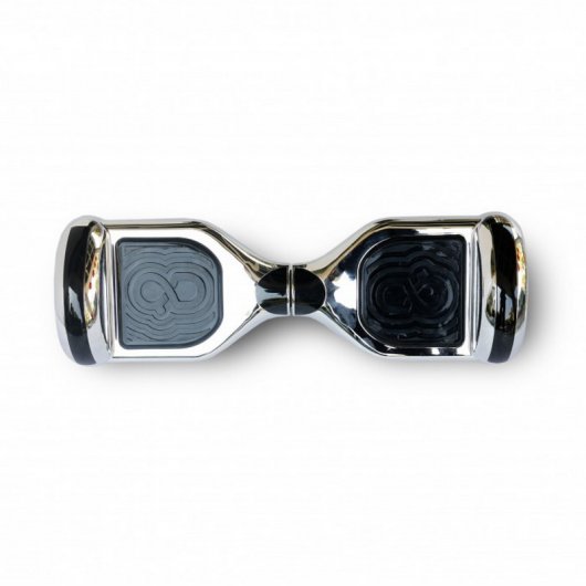 Skateflash K6 Hoverboard Bluetooth Plata Cromado + Hoverkart + Funda