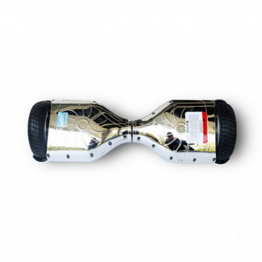 Skateflash K6 Hoverboard Bluetooth Plata Cromado + Hoverkart + Funda