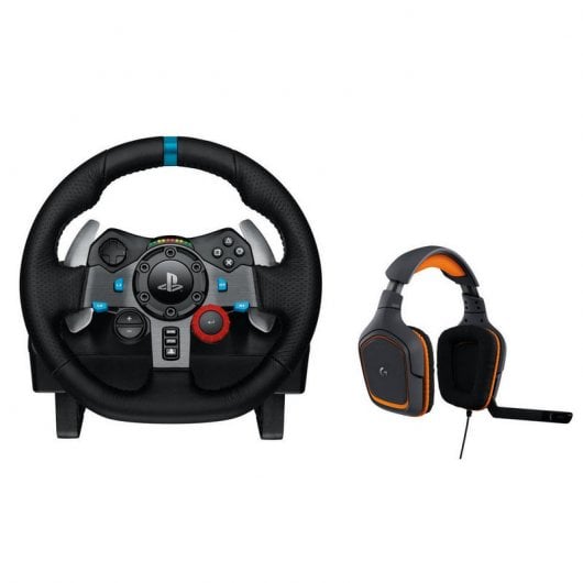 Logitech G29 Driving Force para PS4/PS3/PC + Logitech G231 Prodigy Auriculares Gaming