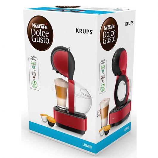 Krups Dolce Gusto Lumio Cafetera Automática Roja