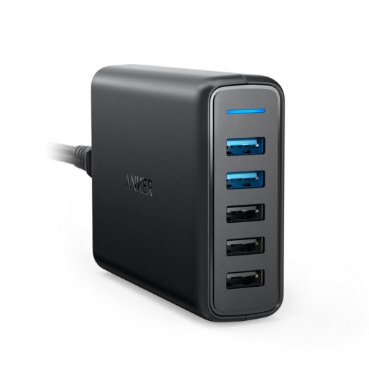 Anker PowerPort Speed 5 Cargador USB 5 Puertos