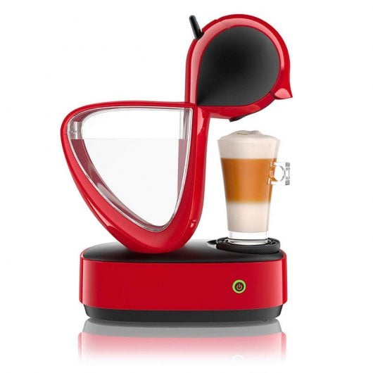 Krups Dolce Gusto Infinissima Cafetera Manual Roja + 3 Packs de Café