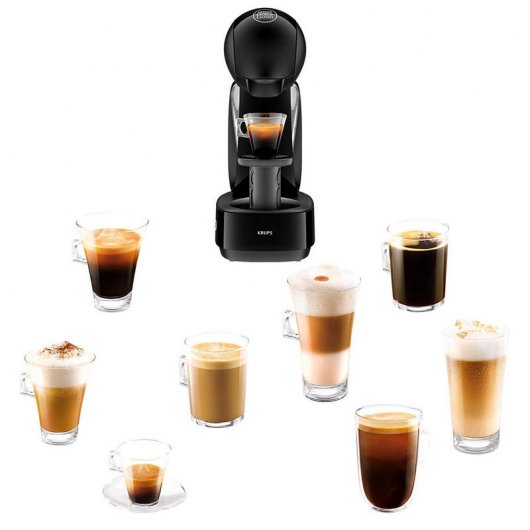 Krups Dolce Gusto Infinissima Máquina de Café Manual Preta + 3 Packs de Café