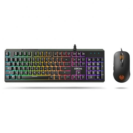 Set tastiera + mouse NOX Krom Kaleido RGB (PT)