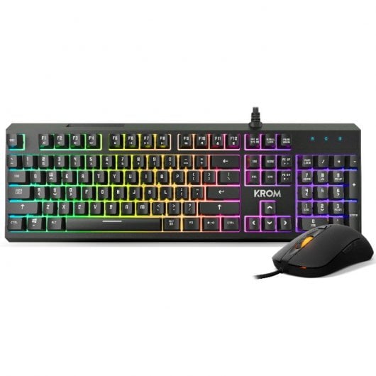 Set tastiera + mouse NOX Krom Kaleido RGB (PT)