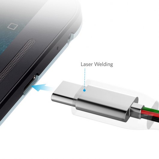 Anker Powerline+ Cable USB-C a USB-C 0.9m Rojo