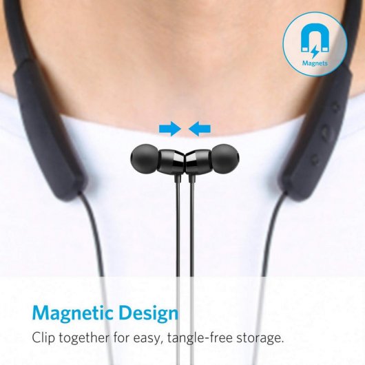 Anker SoundBuds Lite Auriculares Deportivos Bluetooth Negro