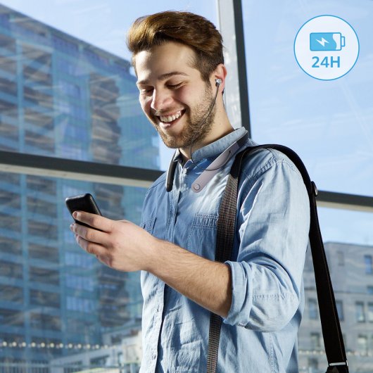 Anker SoundBuds Life Auriculares Inalámbricos Negro/Gris