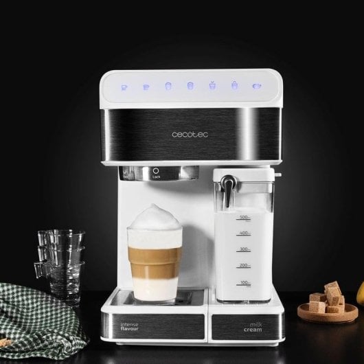 Cafetera Semiautomatique Cecotec Power Instant-ccino 20 Touch 1,4L 20 bars avec réservoir lait