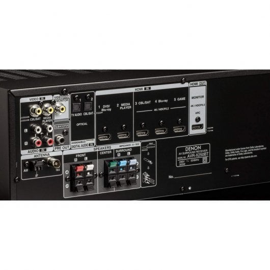 Denon AVR-X250BT Receptor 5.1 AV 4K/3D/Bluetooth