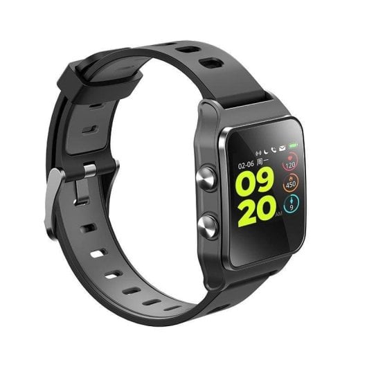 Leotec Training GPS Swim Swolf Bluetooth GPS 49mm IPS Noir Taille Unique Étanche IP68 Pulsomètre
