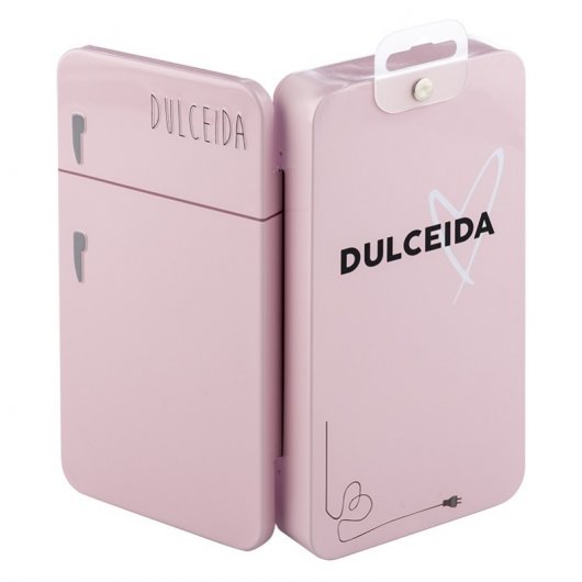 Dulceida Glitter Funda Purpurina Fucsia para Samsung S9