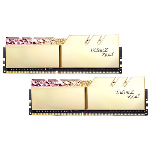 Gskill Trident Z Royal DDR4 3200Mhz 2x8GB CL16 Dourada