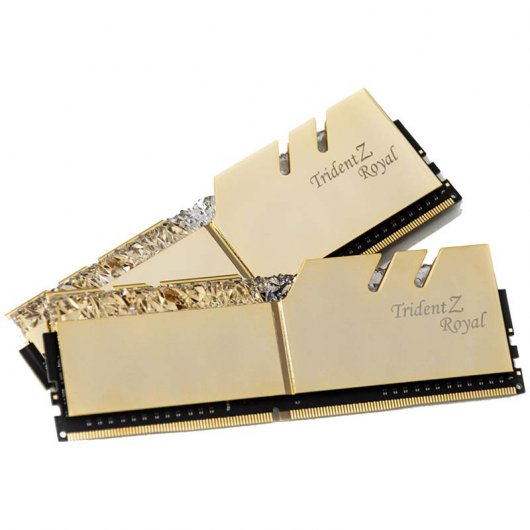 Gskill Trident Z Royal DDR4 3200Mhz 2x8GB CL14 Dourada