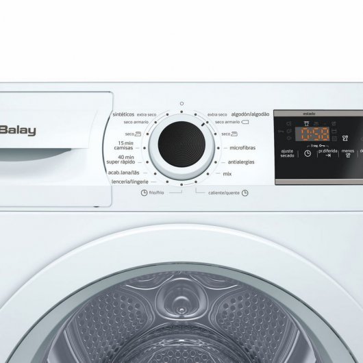 Balay 3SC877B Secadora Condensación de Carga Frontal 7Kg B Blanco