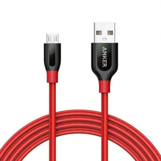 Anker PowerLine+ Cable Micro USB a USB 1.8m Rojo