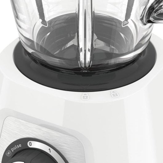 Moulinex Blendforce LM430110 Frullatore da Tavolo 800W, Vetro 1,75 L, Bianco