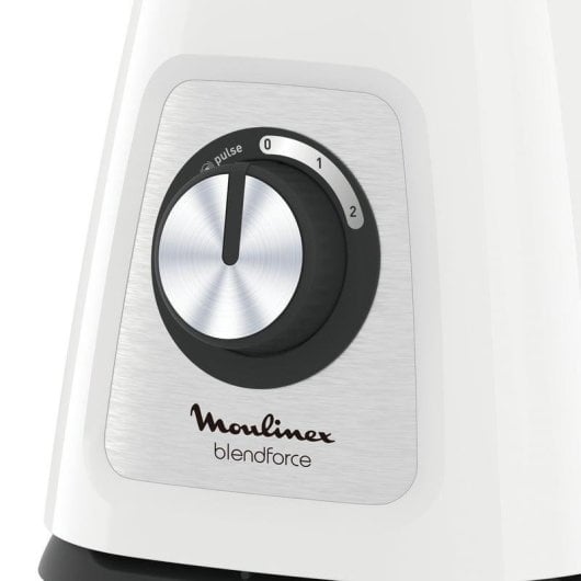 Moulinex Blendforce LM430110 Frullatore da Tavolo 800W, Vetro 1,75 L, Bianco