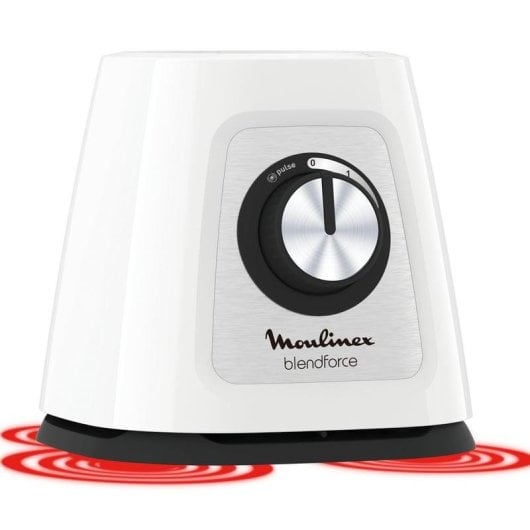 Moulinex Blendforce LM430110 Frullatore da Tavolo 800W, Vetro 1,75 L, Bianco