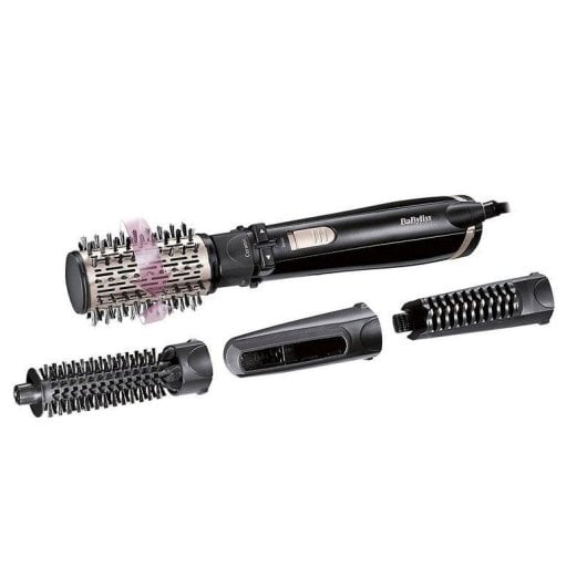 Escova Modeladora BaByliss AS200E 1000W Iónica 2 Temperaturas 4 Acessórios Ar Frio Preto