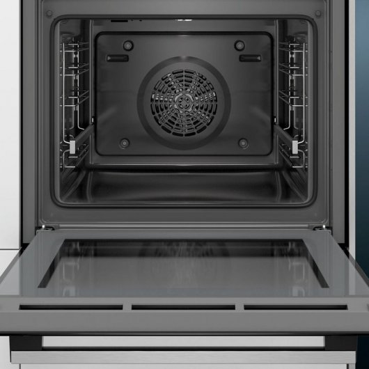 Siemens iQ300 HB514AER0 Horno Multifunción 71L Negro/Inox