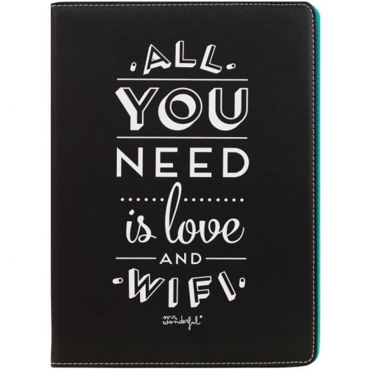 Mr Wonderful MRUNI003 Funda Universal Negra para Tablet 9.7" a 10.1"