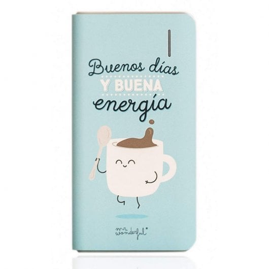 Mr Wonderful Buenos días y Buena Energía Powerbank 4000mAh Azul