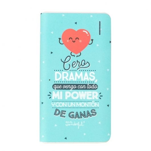 Mr Wonderful Cero Dramas Powerbank 6000mAh Azul