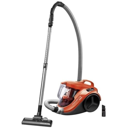 Rowenta Compact Power Cyclonic Classic Aspiradora sin Bolsa 700W Negro/Naranja